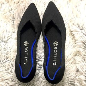 Rothy’s Black Pointy Flats
